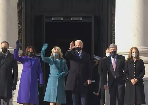 Biden chega ao Capitólio para cerimônia de posse