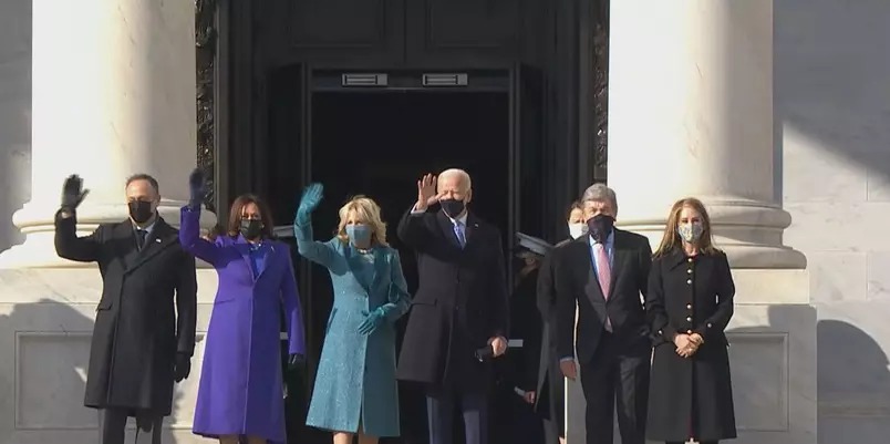 Biden chega ao Capitólio para cerimônia de posse
