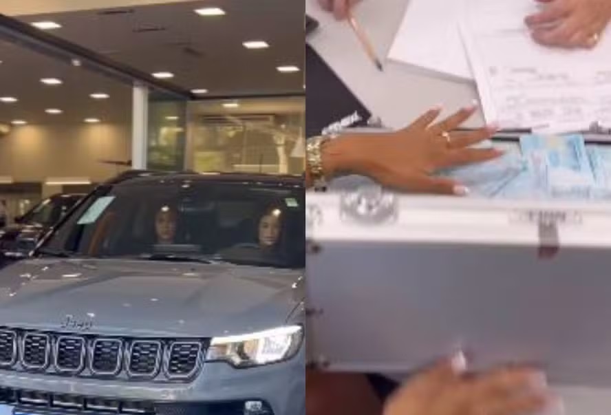 Irmã de Deolane presenteia assessora com carrão de luxo e paga com mala de dinheiro  