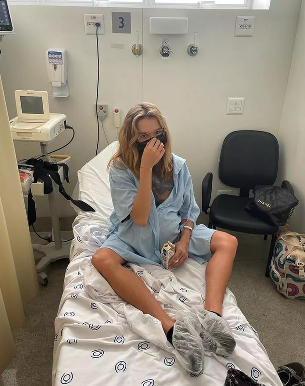 Com contrações, Isa Scherer vai à maternidade mas é ‘enganada’ por gêmeos