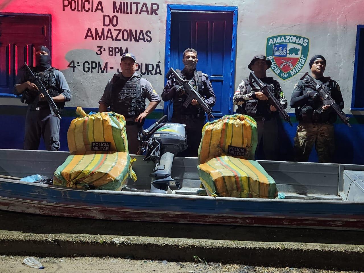 Carga milionária de droga é encontrada no Amazonas