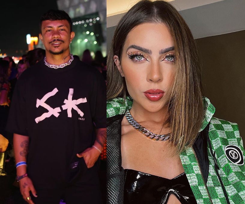 Jade Picon e Xamã são vistos em clima de romance no Rock in Rio