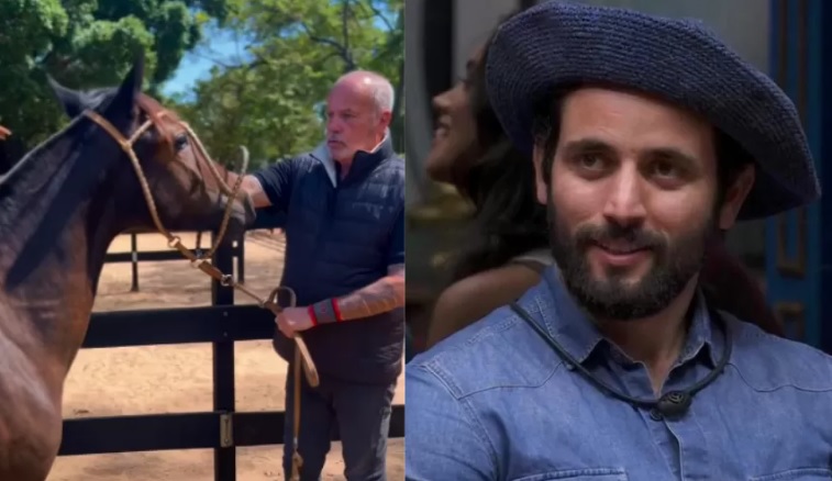 Ex-diretor da Globo, Jayme Monjardim dá duas éguas de presente para Matteus