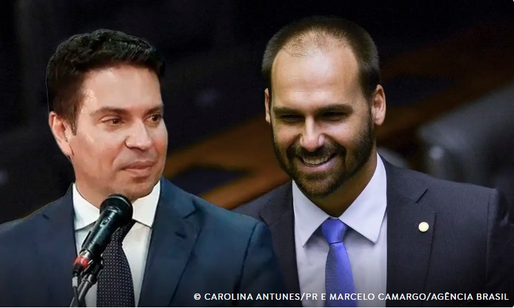 Câmara oficializa perda de mandato de Eduardo Bolsonaro e Alexandre Ramagem