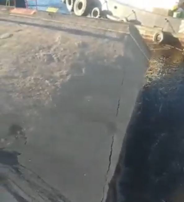 Cais que afundou no Porto de Manaus é interditado pela Marinha