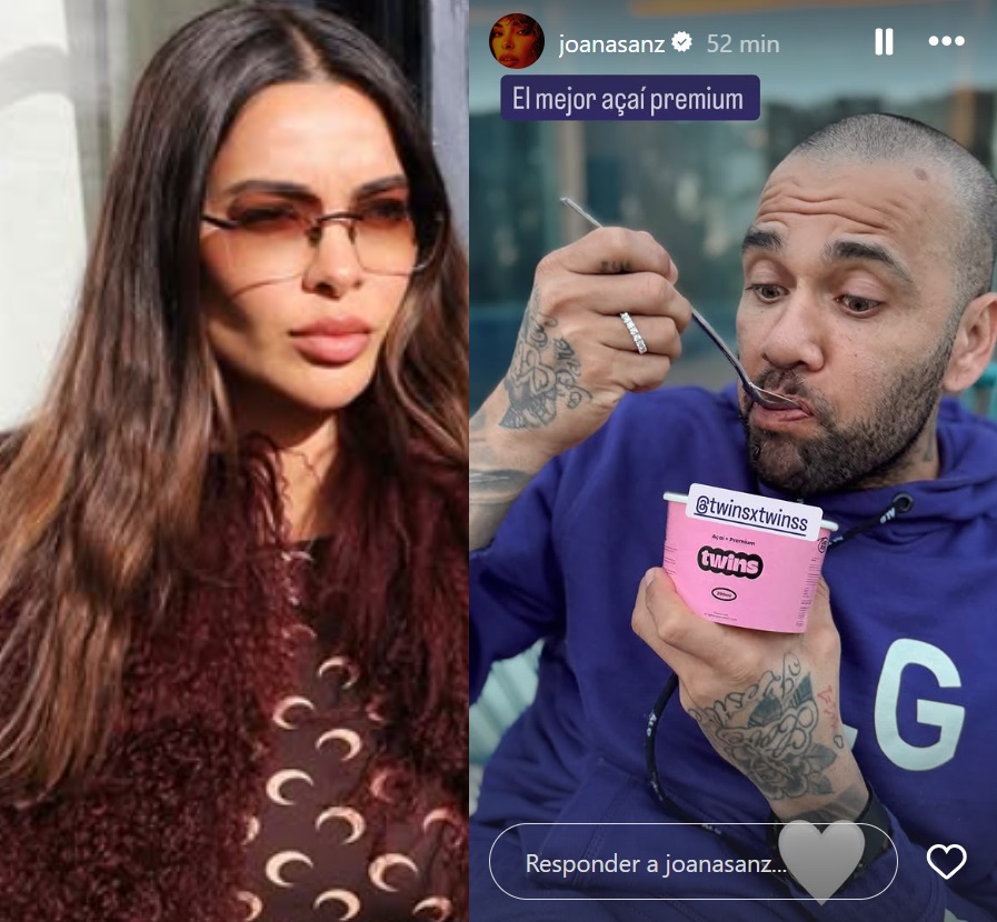 Esposa posta foto de Daniel Alves tomando açaí e desabafa após absolvição