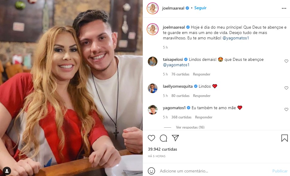 Após rompimento, Joelma se declara ao filho que foi morar com Ximbinha