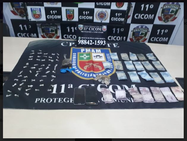 Suspeito tenta se esconder em telhado mas acaba preso pela PM em Manaus