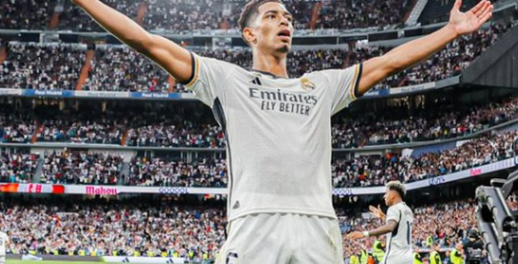 Bellingham marca nos acréscimos, e Real vence Getafe de virada no Espanhol