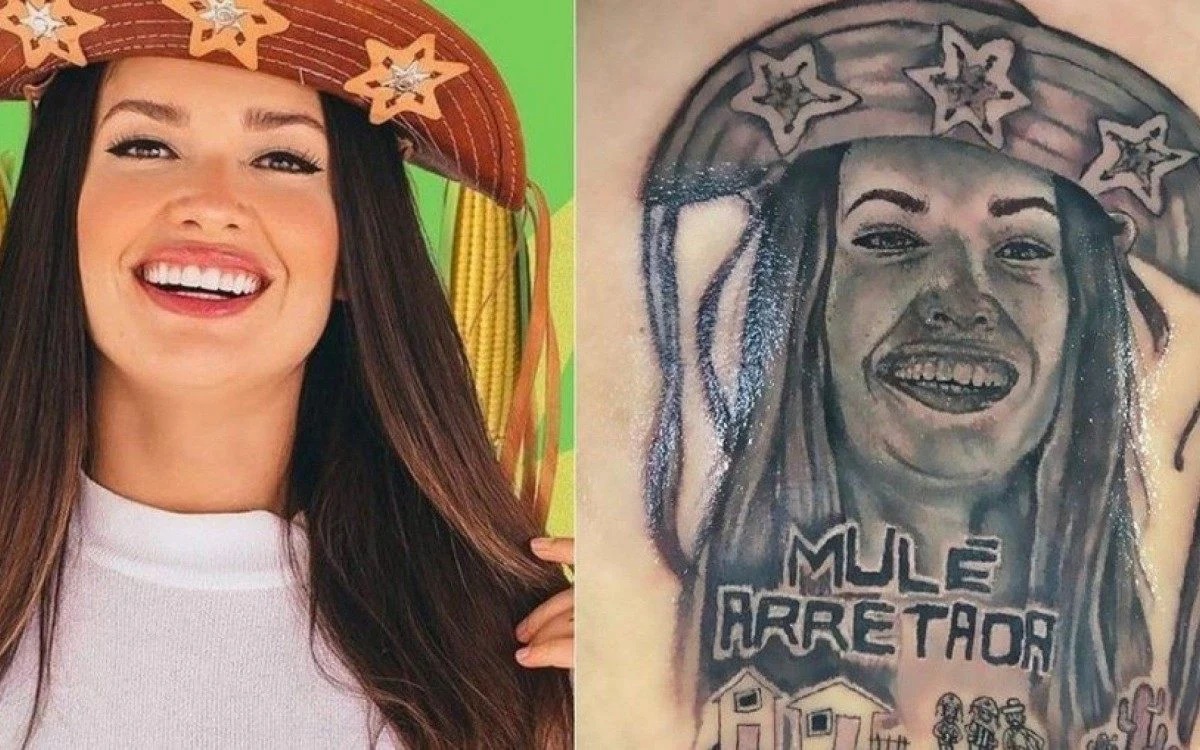 Fã tatua rosto de Juliette e imagem viraliza 