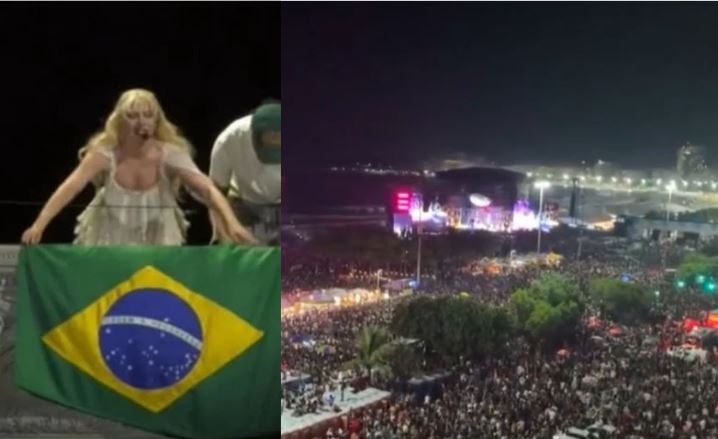 Show histórico de Lady Gaga em Copacabana supera público de Madonna