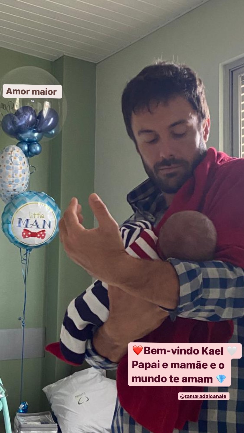  Kayky Brito é pai; nasce primeiro filho do ator com Tamara Dalcanale