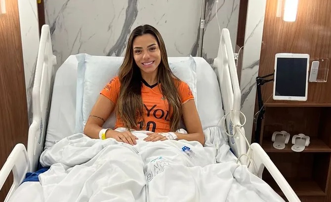 Keyt Alves, gêmea de Key do BBB23, passa por cirurgia após lesão