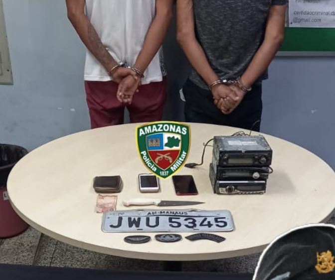 Dupla é presa após fazer arrastões em área vermelha de Manaus
