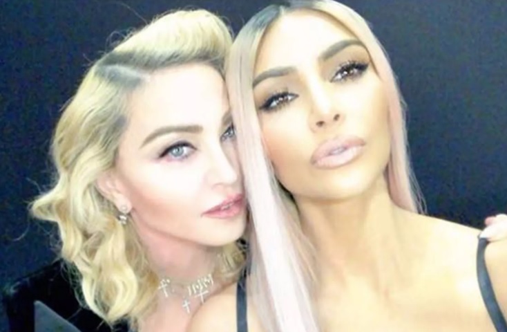 Kim Kardashian revela que já foi “funcionária” de Madonna