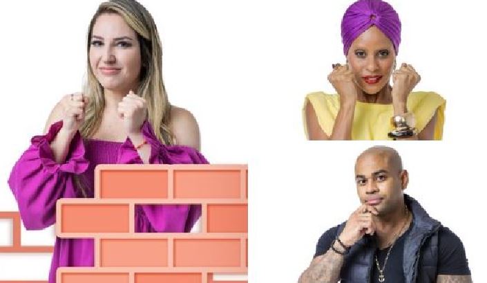 Amanda, Aline  e Cezar estão no paredão do BBB 23