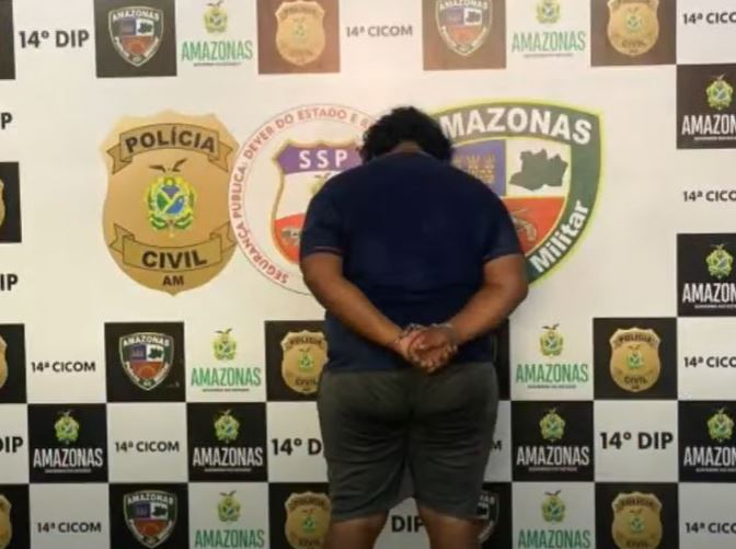 'Bozo do Tráfico' é preso com mais de 300 porções de drogas em Manaus