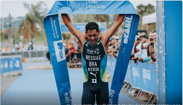Manoel Messias ganha etapa de Brasília da Copa do Mundo de triatlo