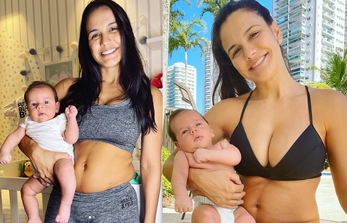 Kyra Gracie desabafa ao mostrar corpo real após 3º parto