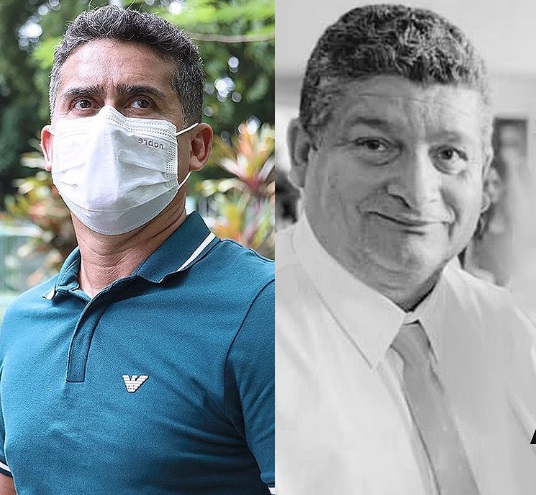 Prefeito David Almeida lamenta a morte do irmão, Delano de Almeida