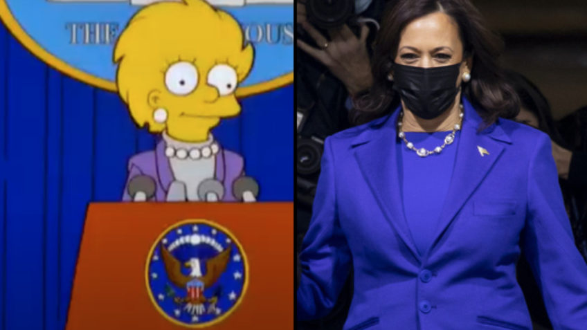 Os Simpsons: Internautas resgatam previsão sobre Kamala 