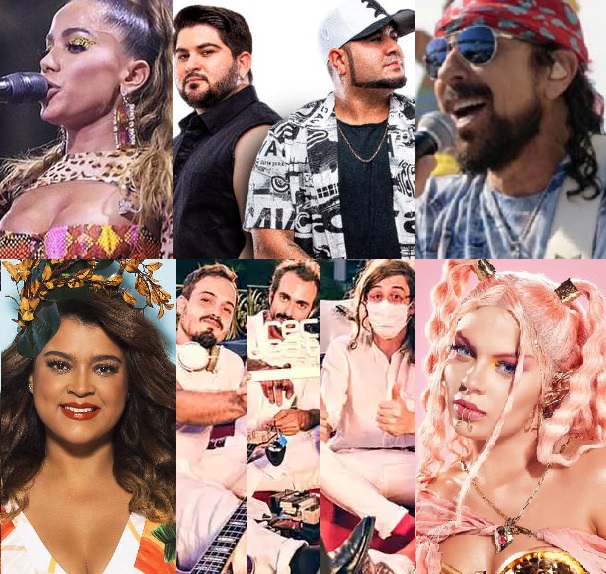 Lives de domingo: Barões da Pisadinha, Anitta, Bell Marques e mais