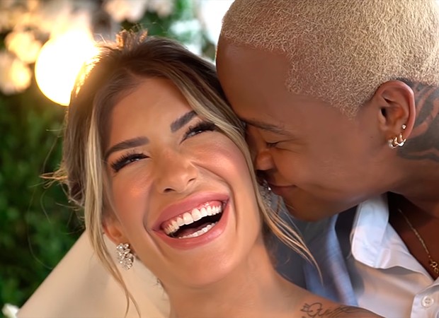 Leo Santana e Lore Improta divulgam vídeo inédito do casamento em mansão