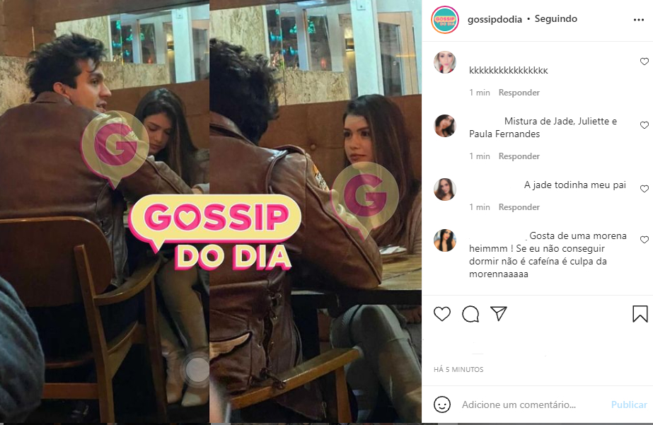 Luan Santana é flagrado com nova namorada e fãs comparam: ‘a Jade todinha’