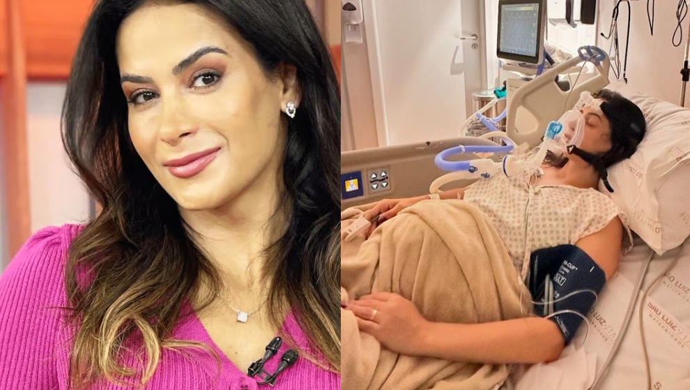 Grávida, apresentadora da Band Lucilene Caetano segue internada na UTI 