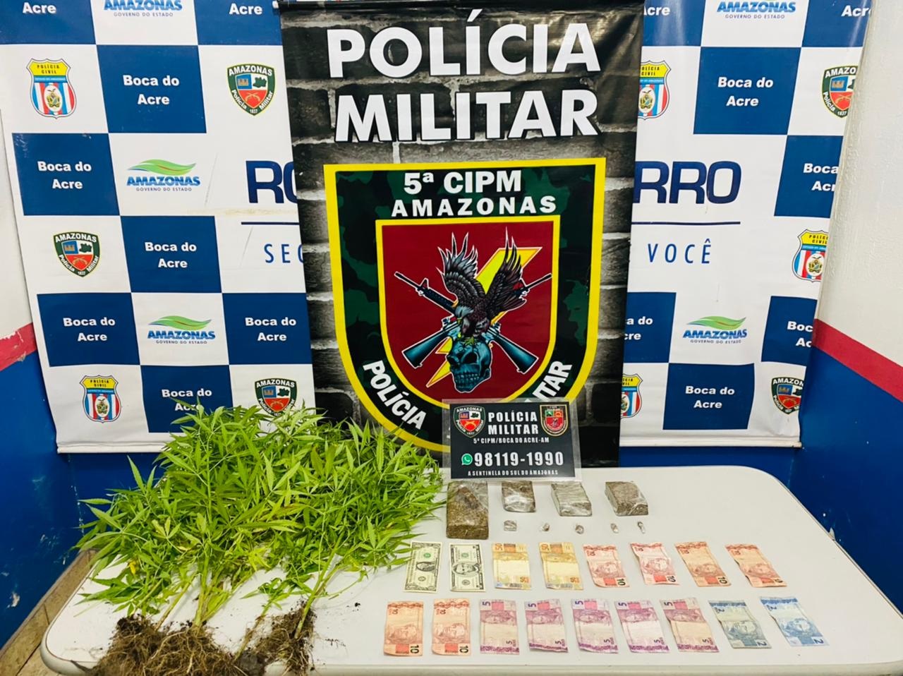 Homem que vendia de sementes a pacotes de maconha é preso no Amazonas