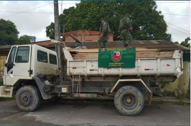 Carregamento de madeira avaliado em quase R$250 mil é apreendido em Manaus