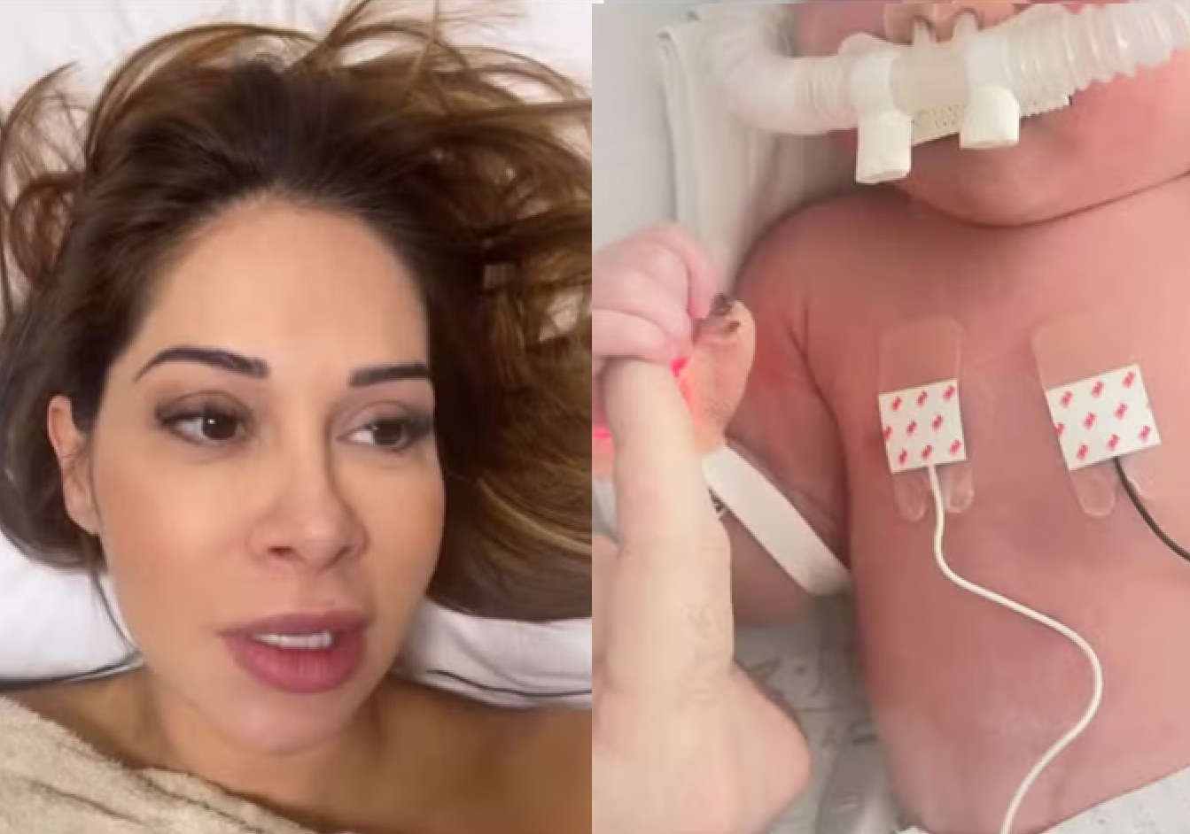 Maíra Cardi pede orações após filha recém-nascida ser internada na UTI