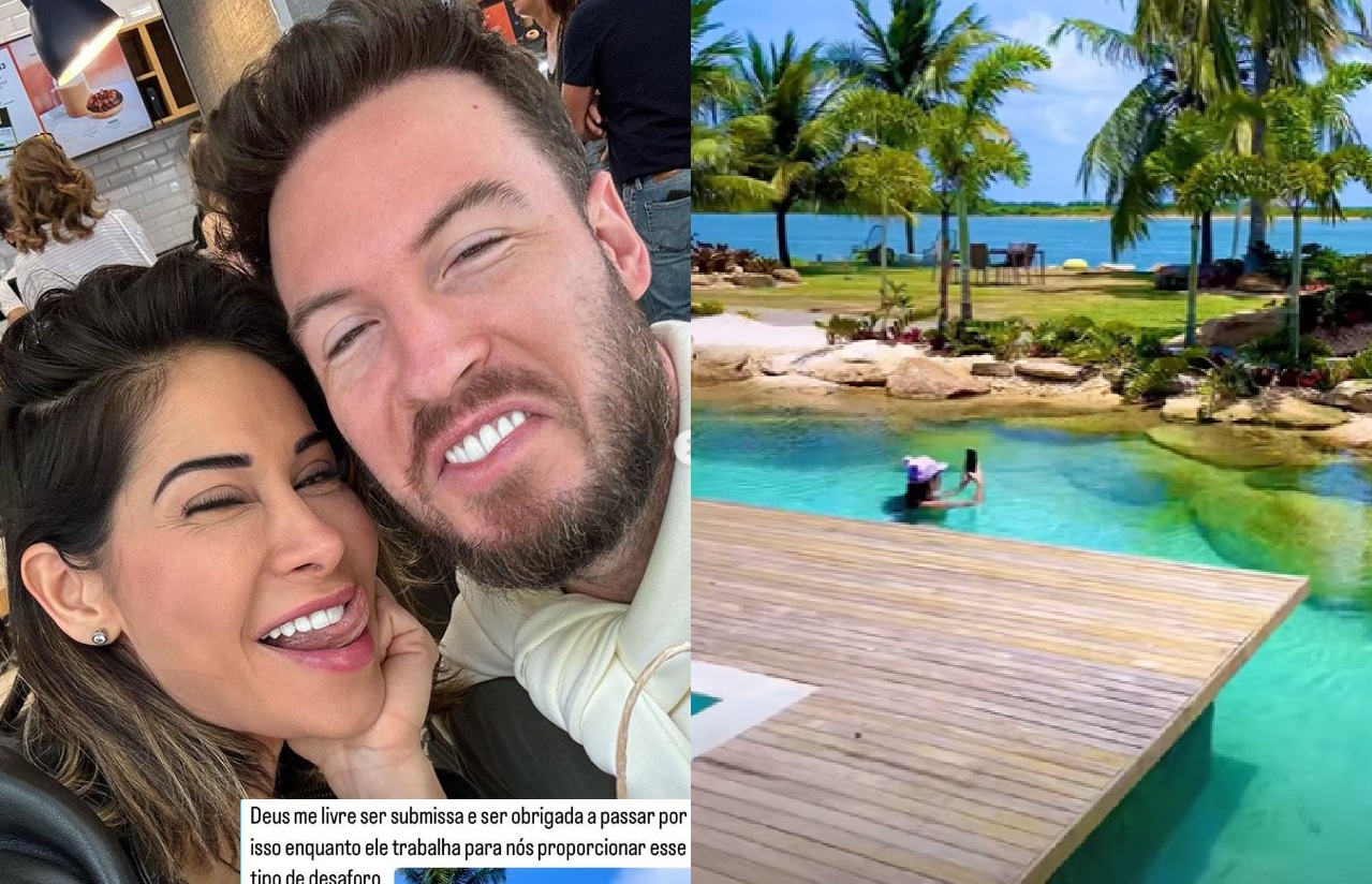 Maíra Cardi volta a dizer que é submissa ao marido e ironiza: 'desaforo'