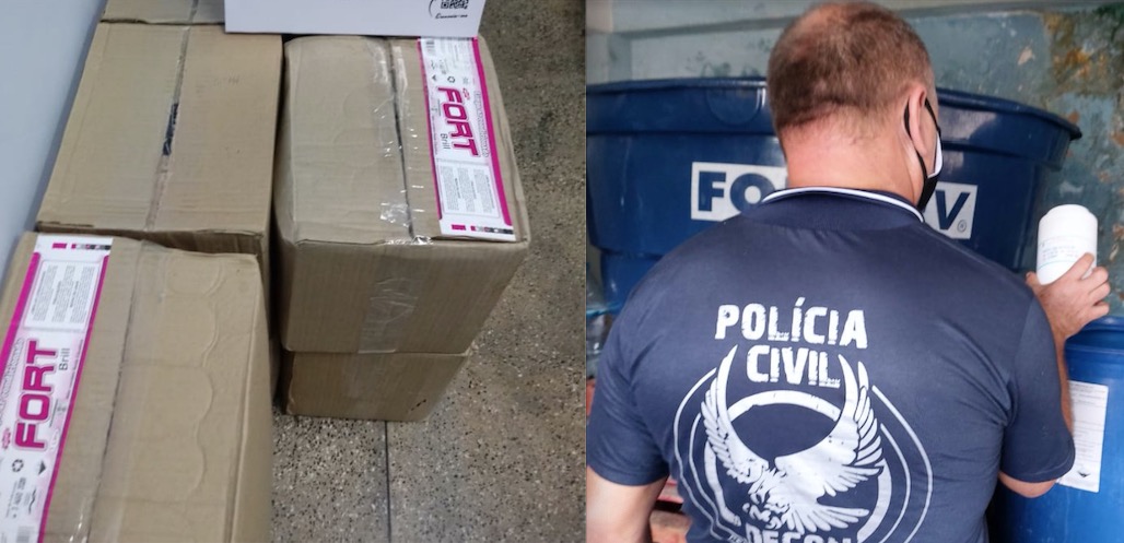 Fábrica é lacrada por venda de produtos de limpeza tóxicos em Manaus 