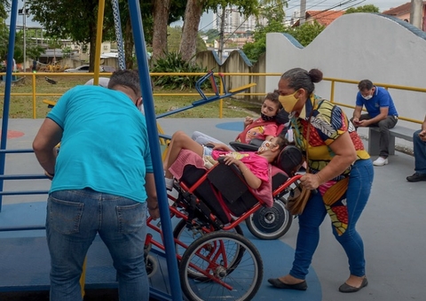 Manaus ganha playground inclusivo no parque Cidade das Crianças
