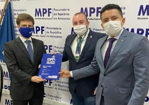 Procurador-chefe do MPF recebe relatório da CPI da Saúde no Amazonas