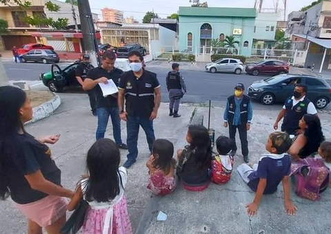 Ação resgata crianças e adolescentes das ruas de Manaus