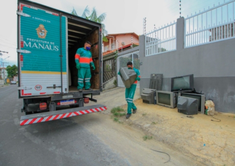 De TV a colchão, saiba como agendar serviço gratuito de descarte em Manaus