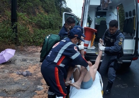 Homem dado como morto em Manaus tenta correr com a chegada do Samu