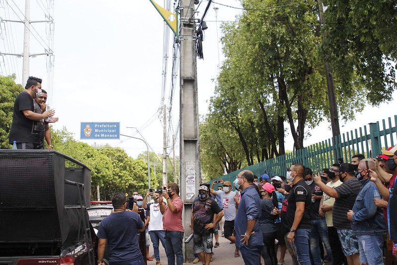 Covid-19: Trabalhadores de entretenimento são recebidos pela prefeitura