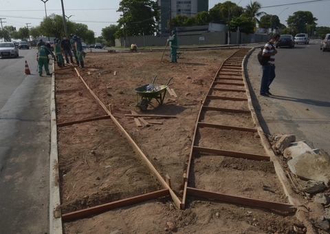 Ações de paisagismo e urbanismo iniciam em 30 pontos de Manaus