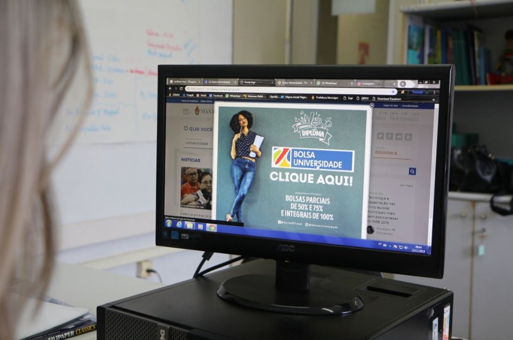 Inscrições no Programa Bolsa Universidade encerram hoje em Manaus; confira