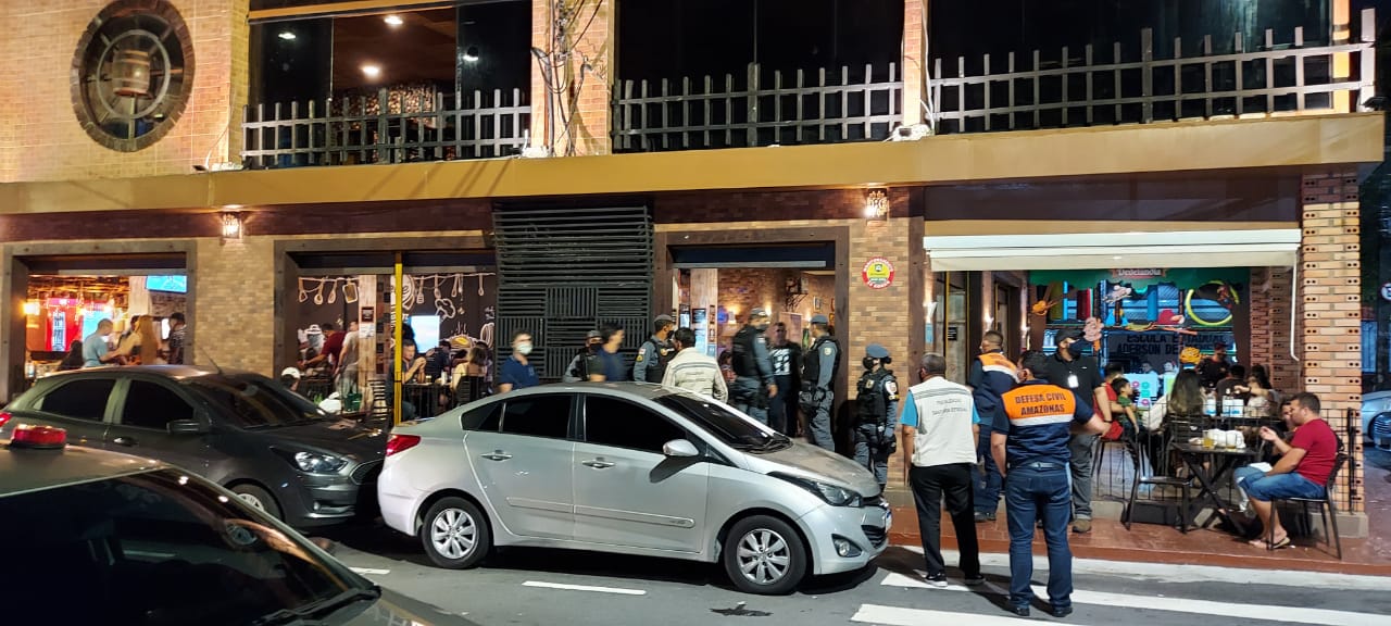 Fiscalização fecha 11 locais em Manaus após decreto contra Covid-19