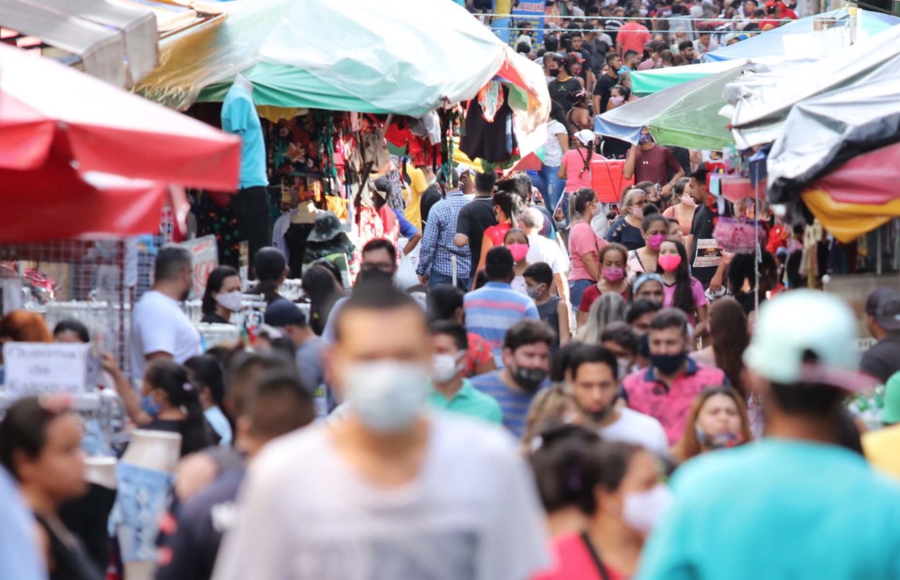 Manaus teve aumento de 55,9% dos casos de Covid-19 em poucos dias, diz FVS