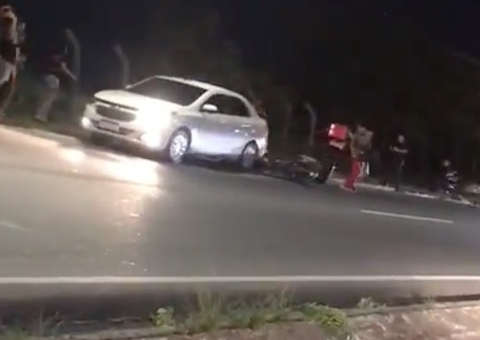 Após acidente, homem abandona passageiros no meio de pancadaria em Manaus