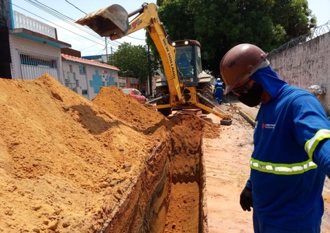 Em fase final de obras, rede de esgoto do D. Pedro passa por fiscalização