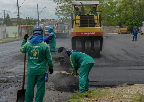 'Requalifica 4' leva asfalto para zona Norte de Manaus
