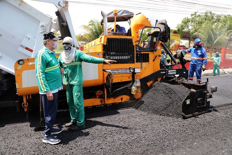 Obra dá nova cara ao Distrito Industrial, diz prefeito de Manaus
