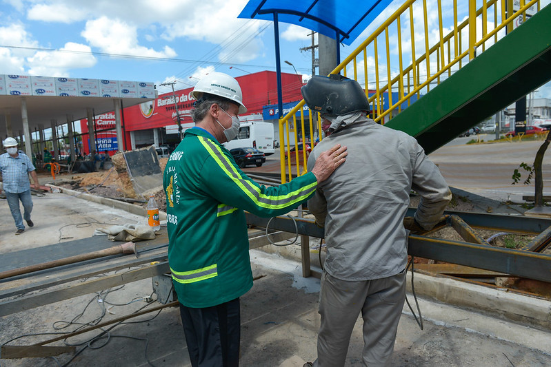 Estação Santos Dumont tem quase 80% de execução em Manaus