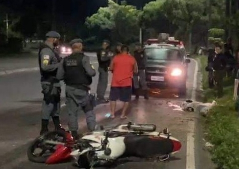 Garoto de 14 anos morre ao pegar moto escondido e sofrer acidente em Manaus